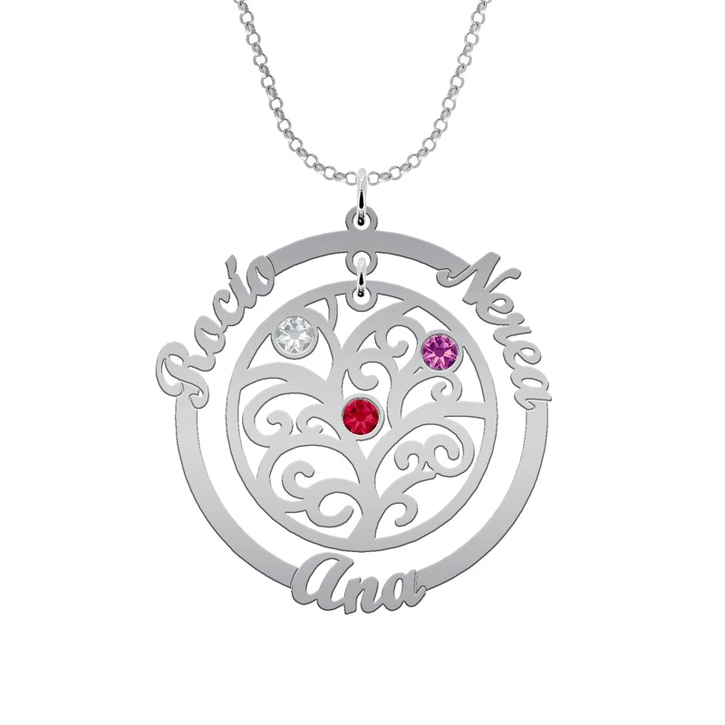 Collier Arbre de Vie et Anneau