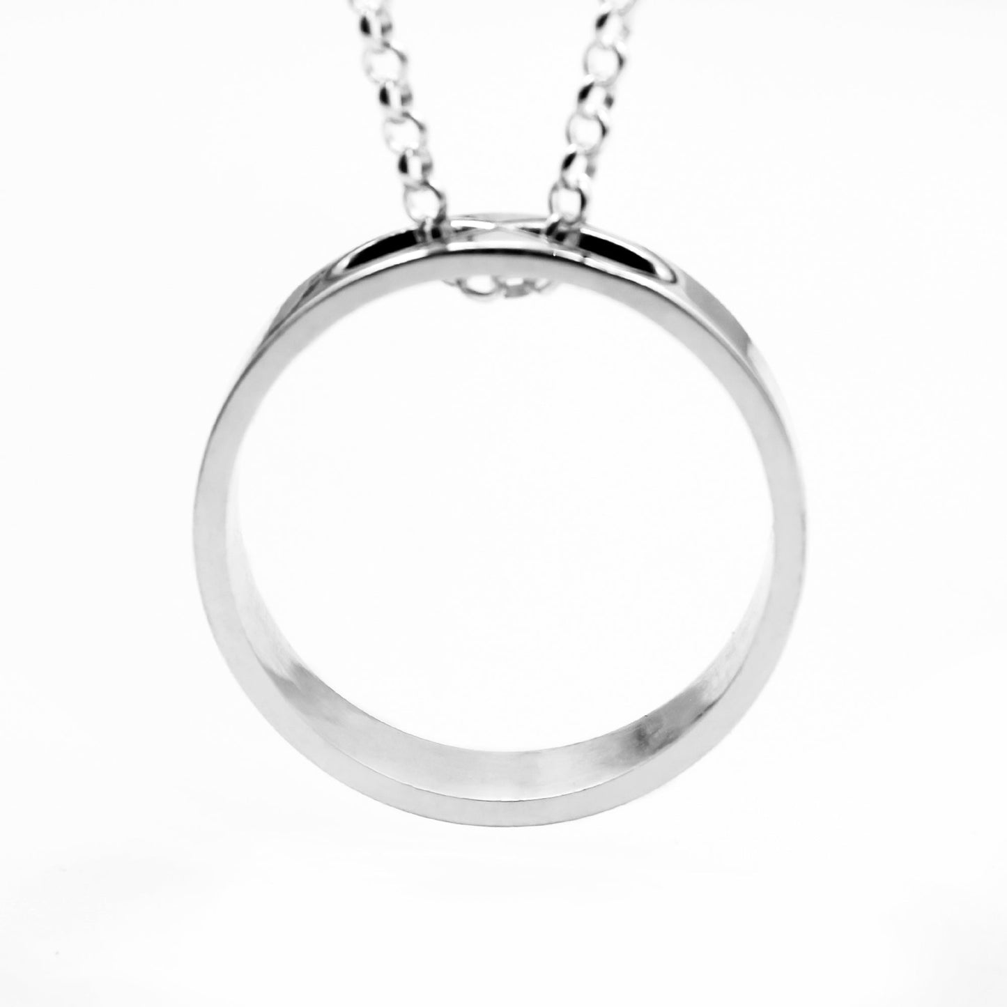 Bague Infini transformable en Pendentif - Argent 925 gravable