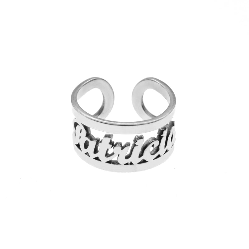 Bague Personnalisable en Argent 925 avec Prénom
