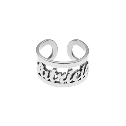 Bague Personnalisable en Argent 925 avec Prénom