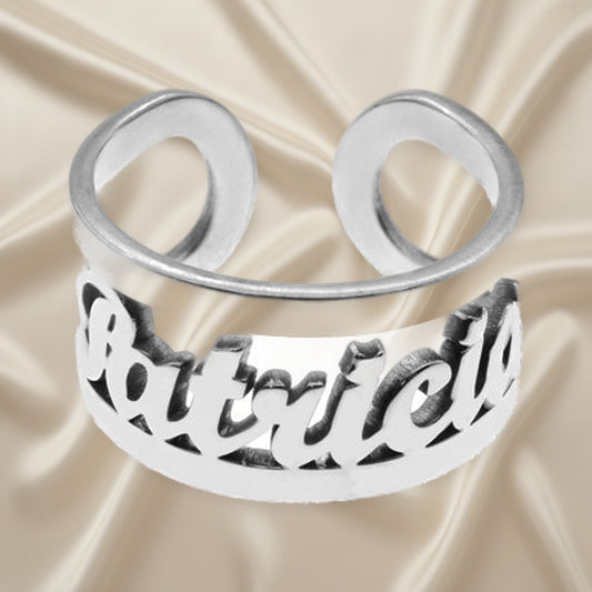 Bague Personnalisable en Argent 925 avec Prénom