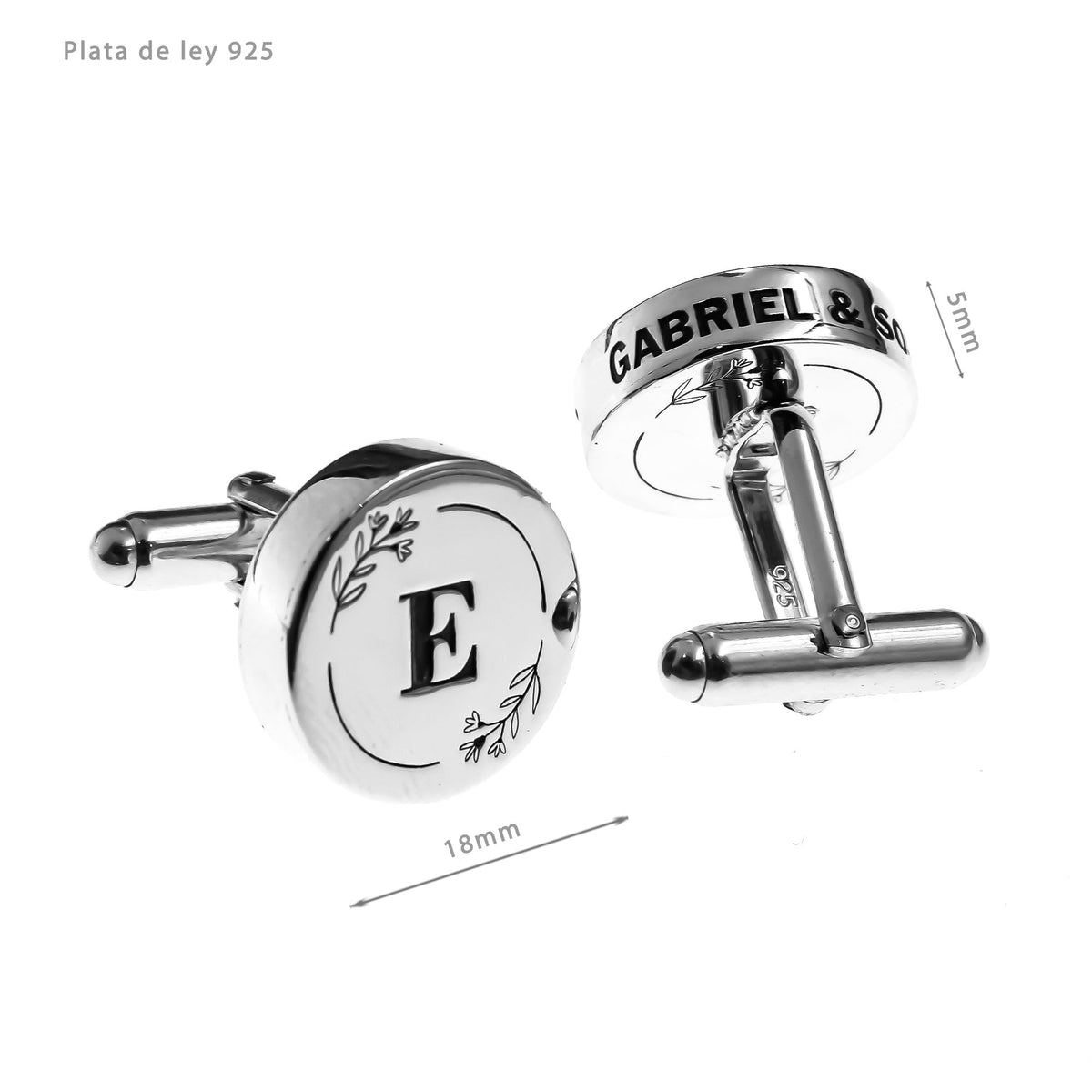 Boutons de Manchette Message Secret, cadeau de mariage pour le marié, argent 925
