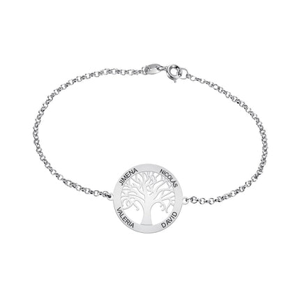 Bracelet Arbre de Vie en Argent