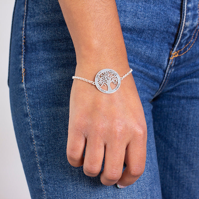 Bracelet Arbre de Vie en Argent