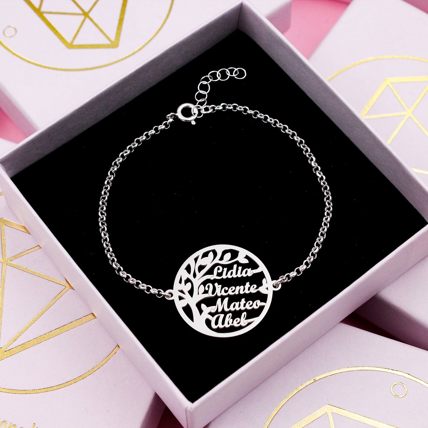 Bracelet en argent Arbre de Vie