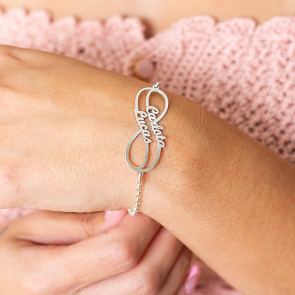 Bracelet Infini en Argent 925