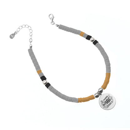 Chaîne de Cheville Maspalomas en Argent 925 et Perles, Personnalisable