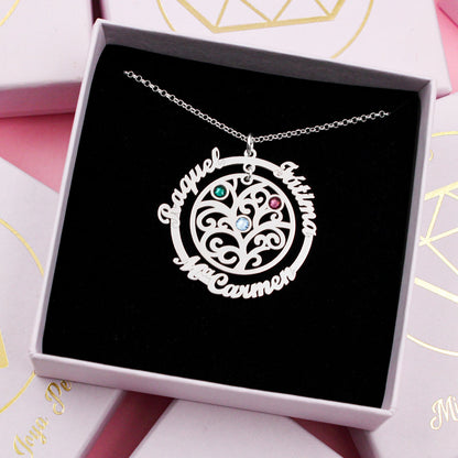 Collier Arbre de Vie et Anneau