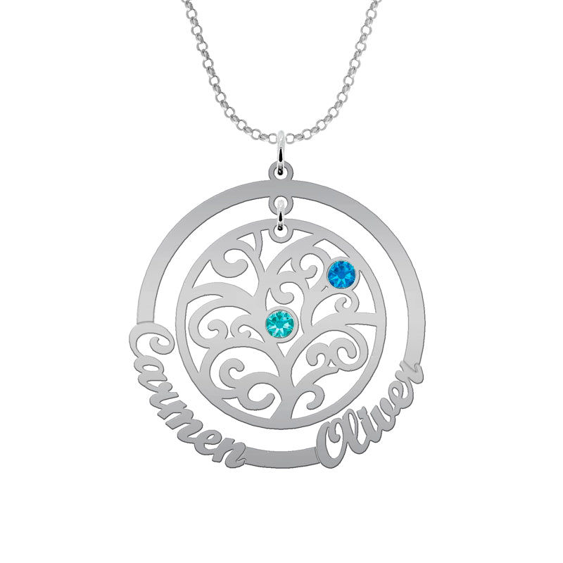 Collier Arbre de Vie et Anneau