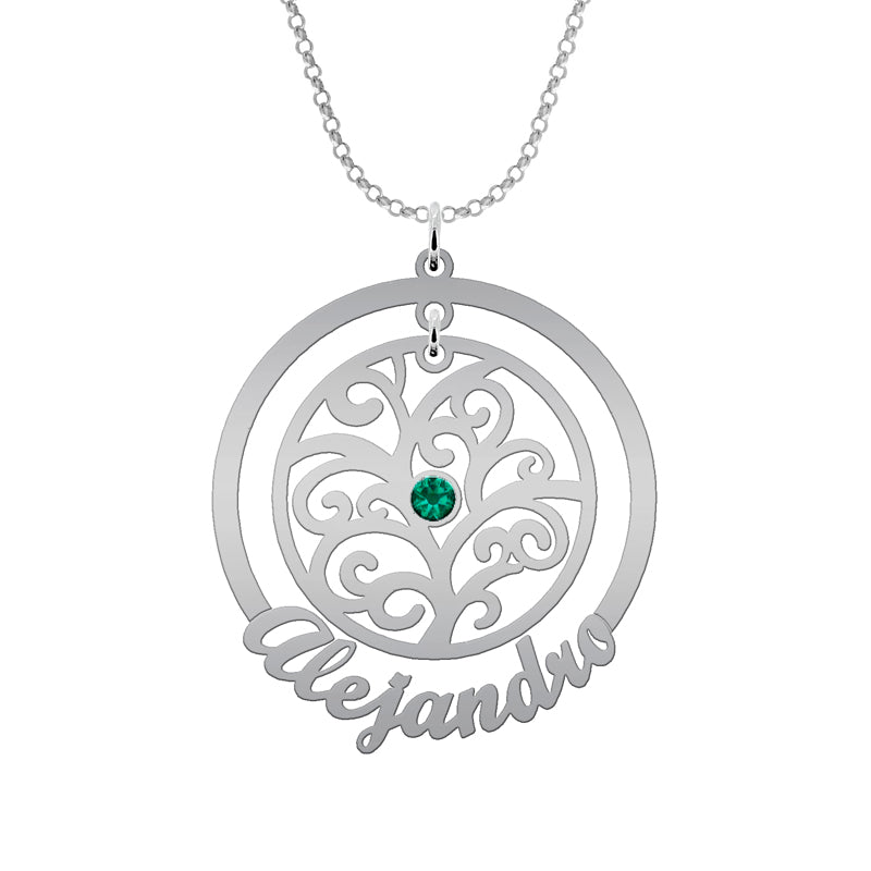 Collier Arbre de Vie et Anneau