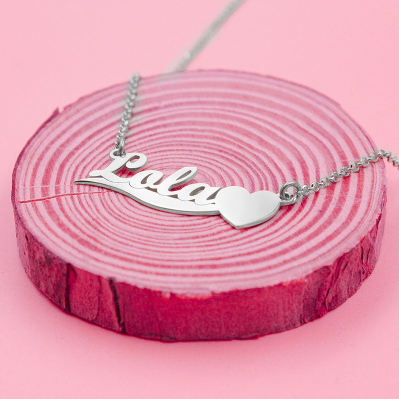 Collier barre prénom personnalisable en argent 925