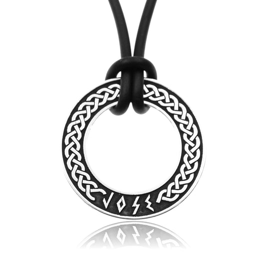 Pendentif Argent 925 Nœud Celtique Personnalisable Prénom
