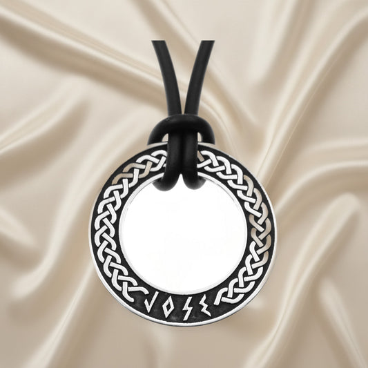 Pendentif Argent 925 Nœud Celtique Personnalisable Prénom