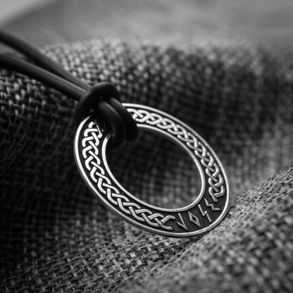 Pendentif Argent 925 Nœud Celtique Personnalisable Prénom