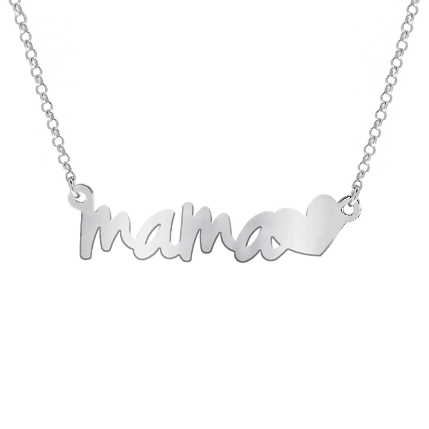 Pendentif Maman en argent massif
