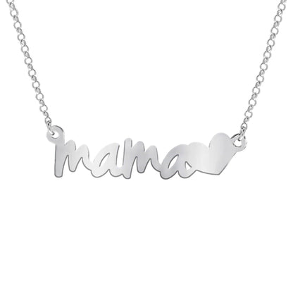 Pendentif Maman en argent massif
