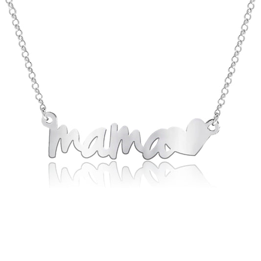 Pendentif Maman en argent massif