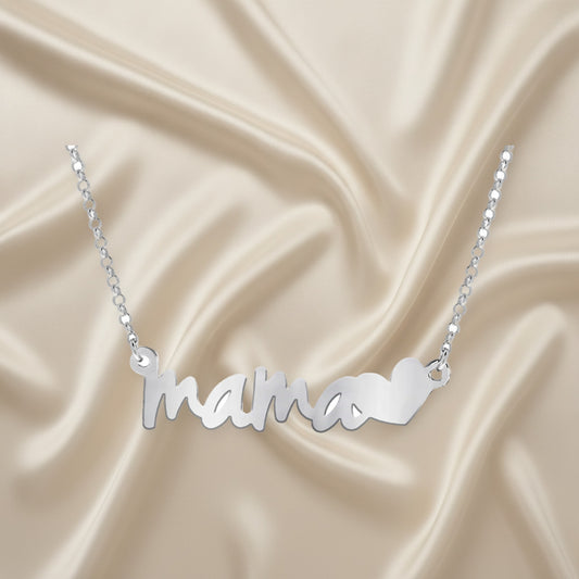 Pendentif Maman en argent massif